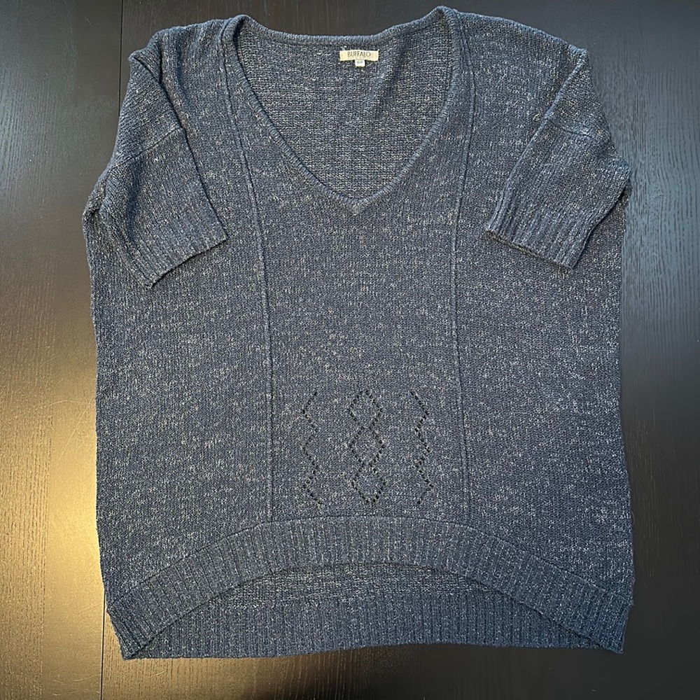 Buffalo, size S, navy tunic sweater
